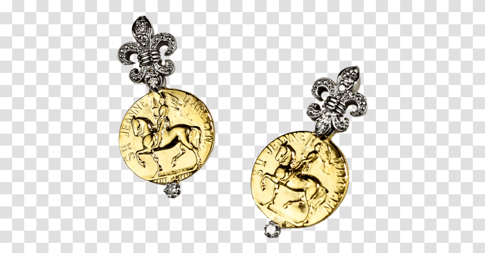 Earrings, Gold, Gold Medal, Trophy Transparent Png