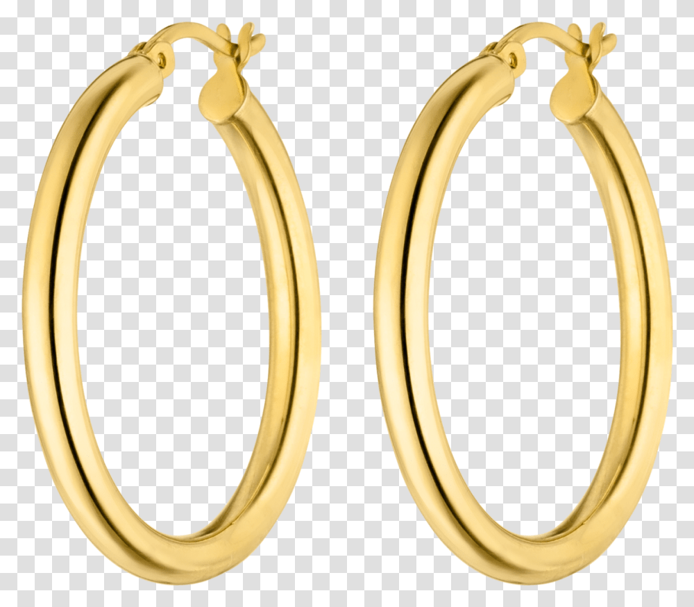 Earrings, Gold, Hoop, Jewelry, Accessories Transparent Png