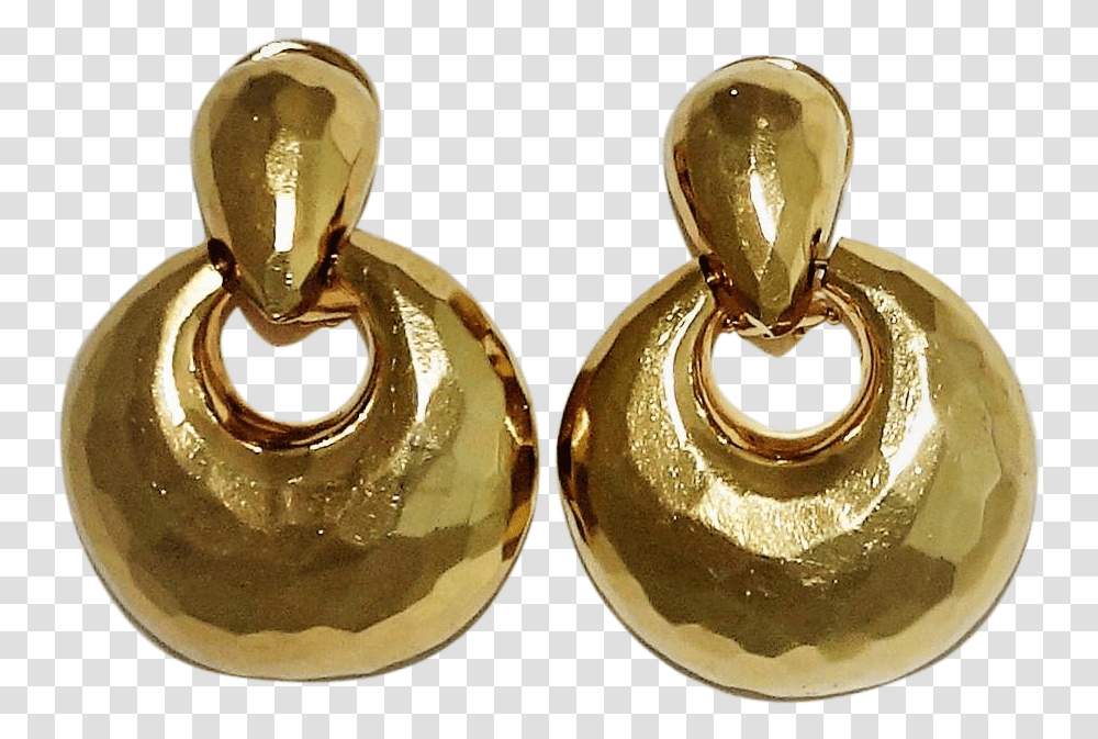 Earrings, Gold, Treasure Transparent Png