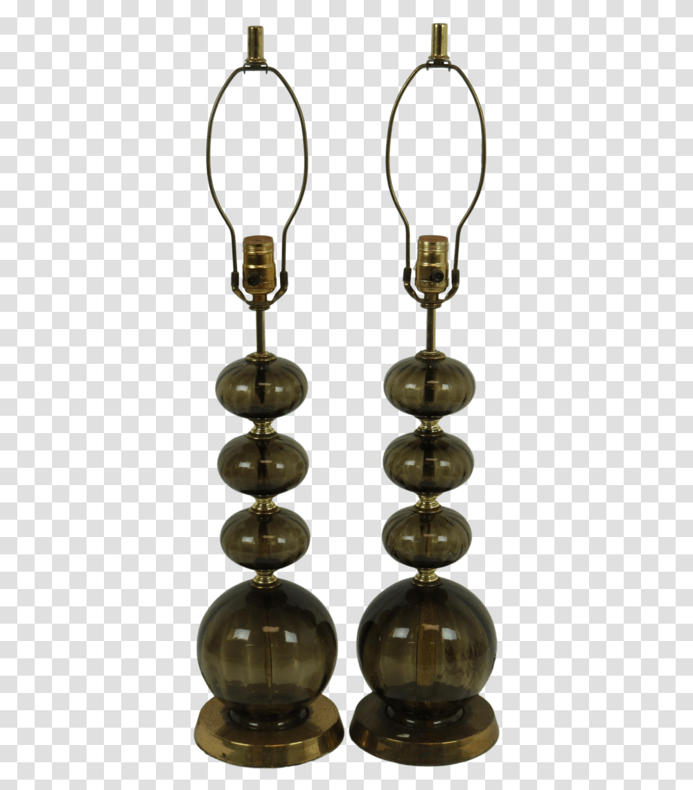 Earrings, Lamp, Glass, Table Lamp, Bronze Transparent Png