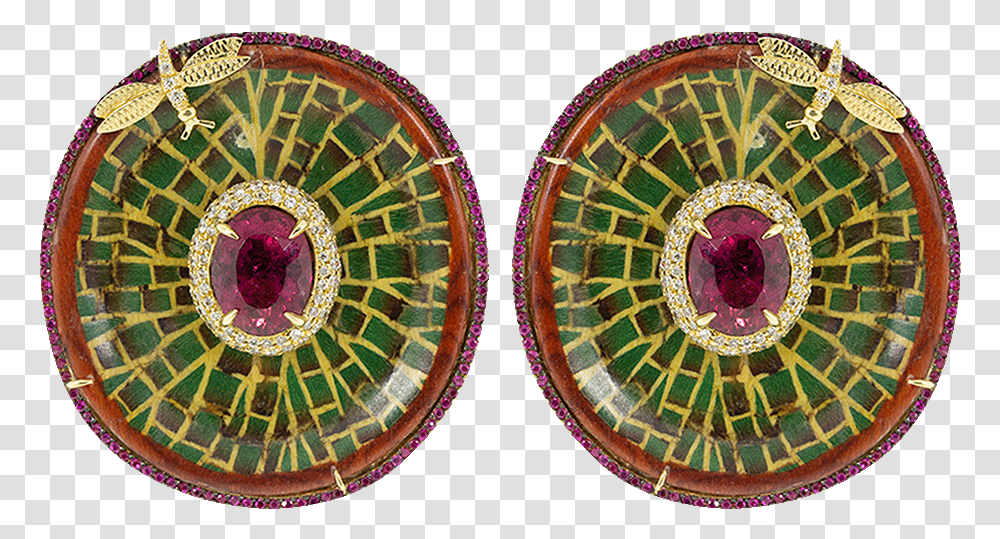 Earrings, Ornament, Pattern, Fractal Transparent Png