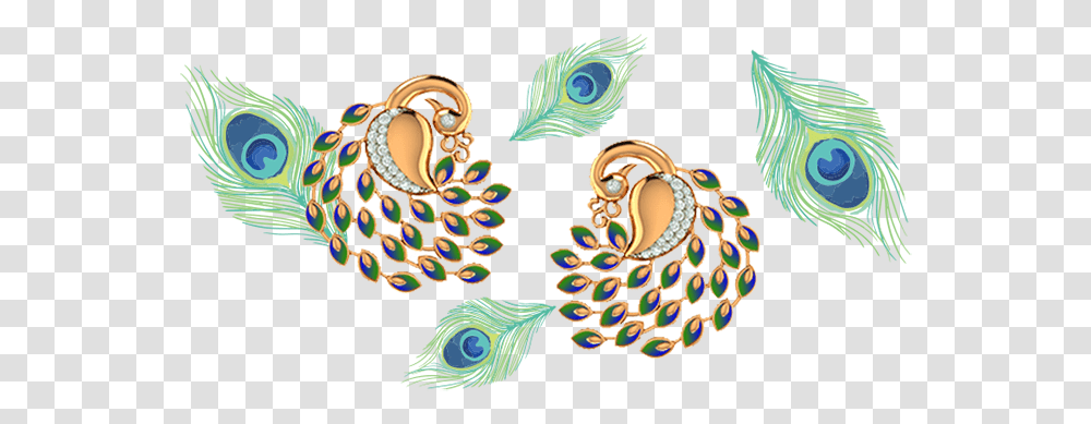 Earrings, Pattern, Accessories, Accessory, Paisley Transparent Png
