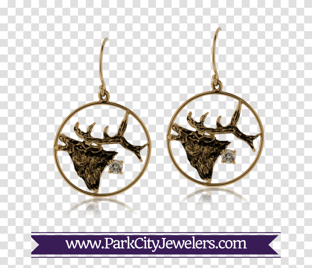 Earrings Tagged Elk, Label, Plant, Face, Yarn Transparent Png
