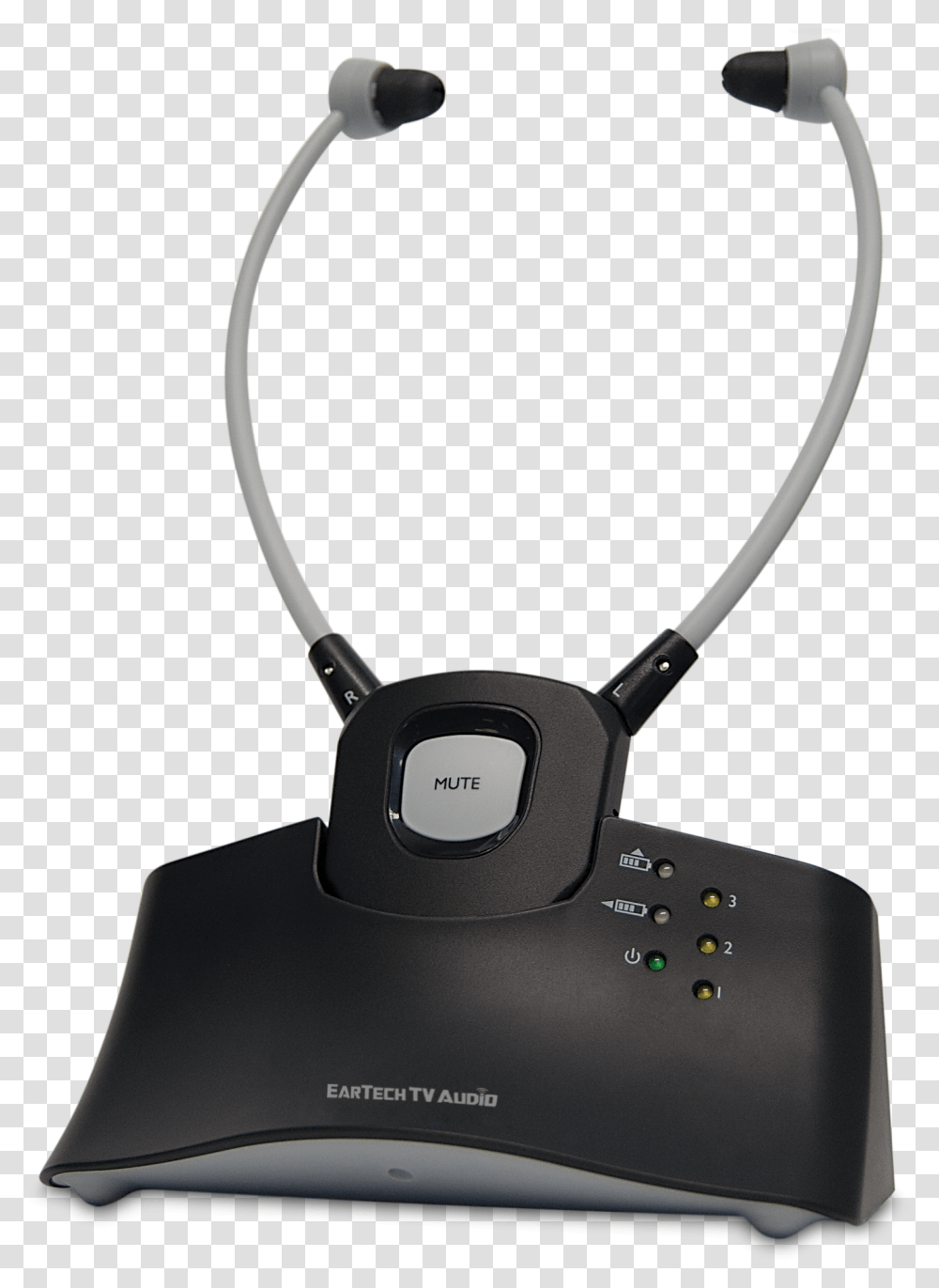 Eartech Tv Audiodigital Rf Tv Listening System With Headphones, Electronics, Hardware, Stereo, Modem Transparent Png
