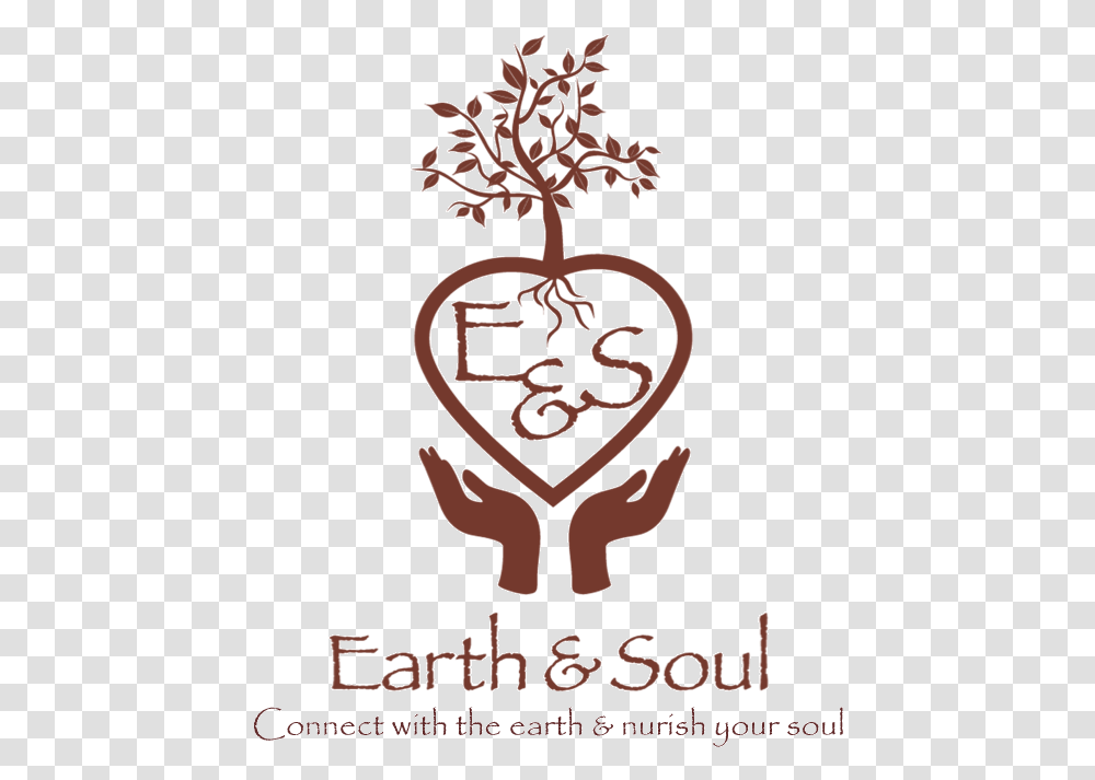 Earth And Soul Hand And Heart Tree, Glass, Poster Transparent Png