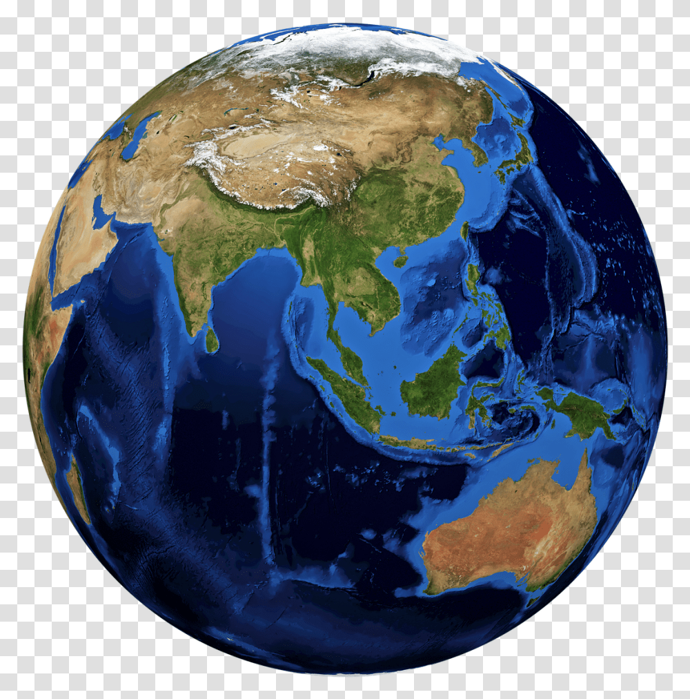 Earth Australia And America, Outer Space, Astronomy, Universe, Painting Transparent Png