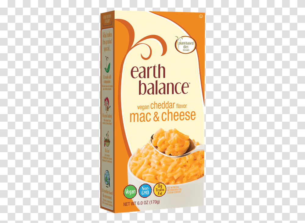 Earth Balance Vegan Mac And Cheese, Macaroni, Pasta, Food Transparent Png