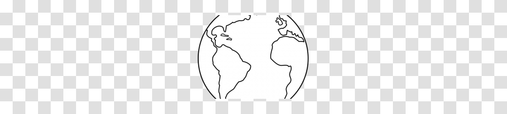 Earth Clipart Black And White Line Art Globe Black And White Peace, Stencil, Soil, Mountain, Outdoors Transparent Png