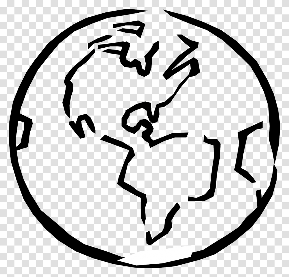 Earth Clipart Black And White, Outdoors, Nature Transparent Png