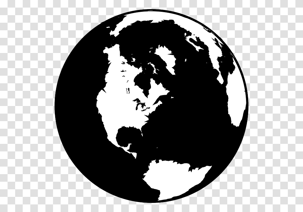 Earth Clipart Black, Outer Space, Astronomy, Universe, Planet Transparent Png