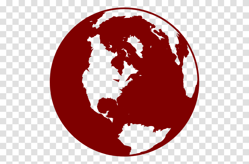 Earth Clipground Cliparts Globe Red, Planet, Outer Space, Astronomy, Universe Transparent Png