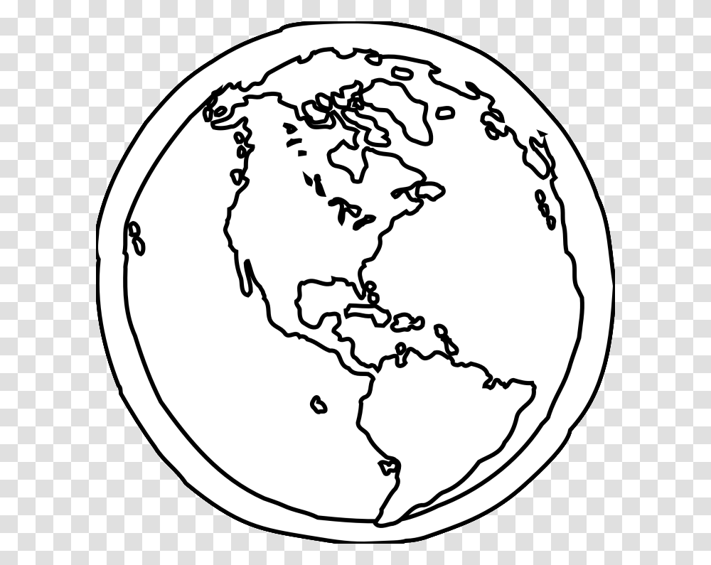 Earth Coloring Pages Black And White Earth Sketch, Outer Space, Astronomy, Universe, Planet Transparent Png