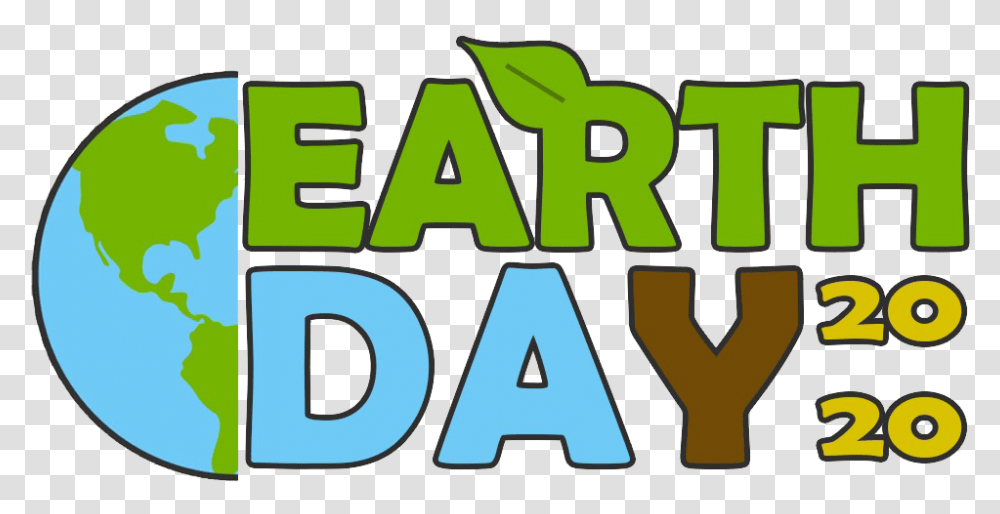 Earth Day 2020 Clarks Run Logo Earth Day 2020, Text, Alphabet, Symbol, Plant Transparent Png