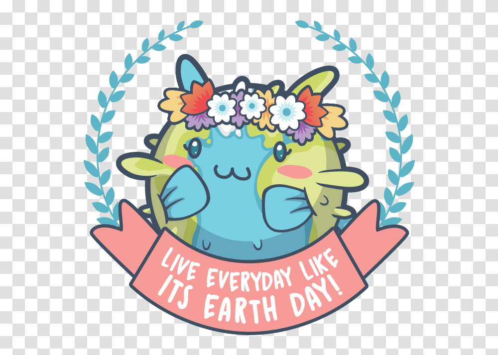 Earth Day Every Day Byte Size Treasure, Mammal, Animal, Cattle, Label Transparent Png