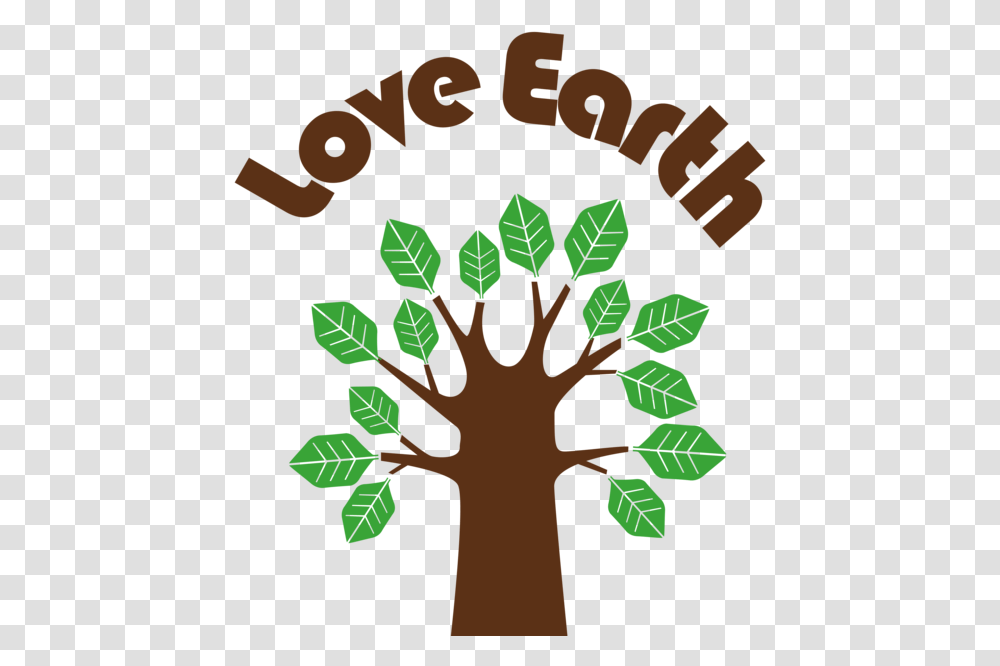 Earth Day Icon Painting Design For Love Earth, Plant, Green, Text, Poster Transparent Png