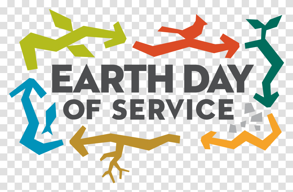 Earth Day Of Service Earth Day, Text, Gecko, Animal, Word Transparent Png