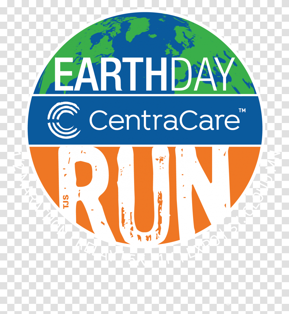 Earth Day Run In St Circle, Label, Text, Logo, Symbol Transparent Png