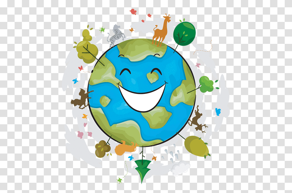 Earth Day Seed Bombs Happy Earth Cartoon, Outer Space, Astronomy, Universe, Planet Transparent Png