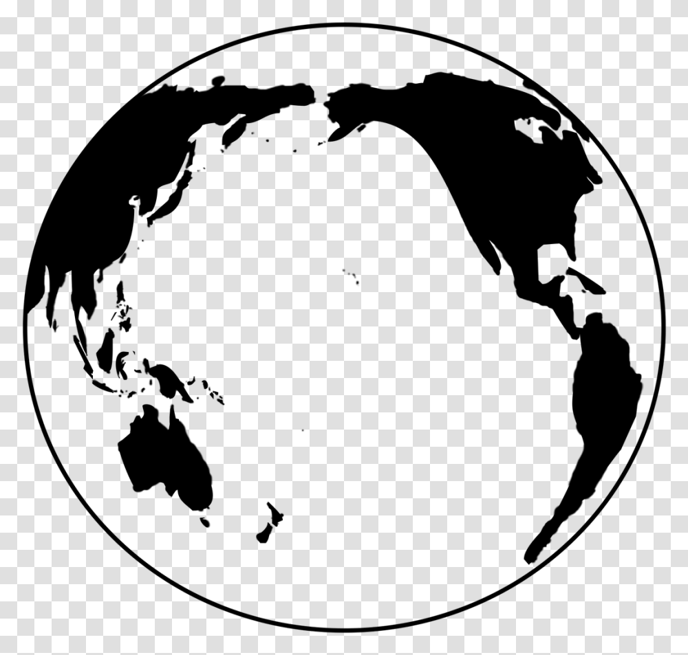 Earth Drawing Pacific Ocean, Gray, World Of Warcraft Transparent Png