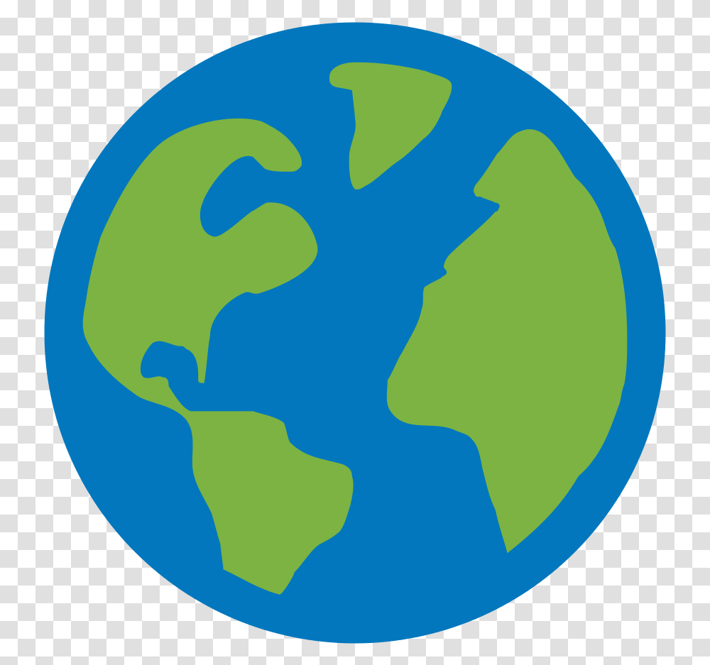 Earth Flat Icon Clipart Download, Outer Space, Astronomy, Universe, Planet Transparent Png
