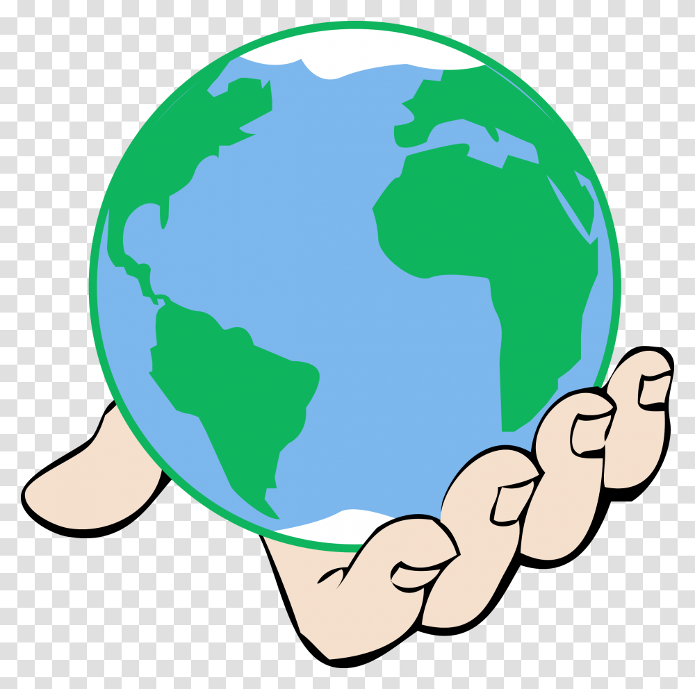 Earth Give Giving God Hand Handing Open Palm World In Hand Clipart, Outer Space, Astronomy, Universe, Planet Transparent Png