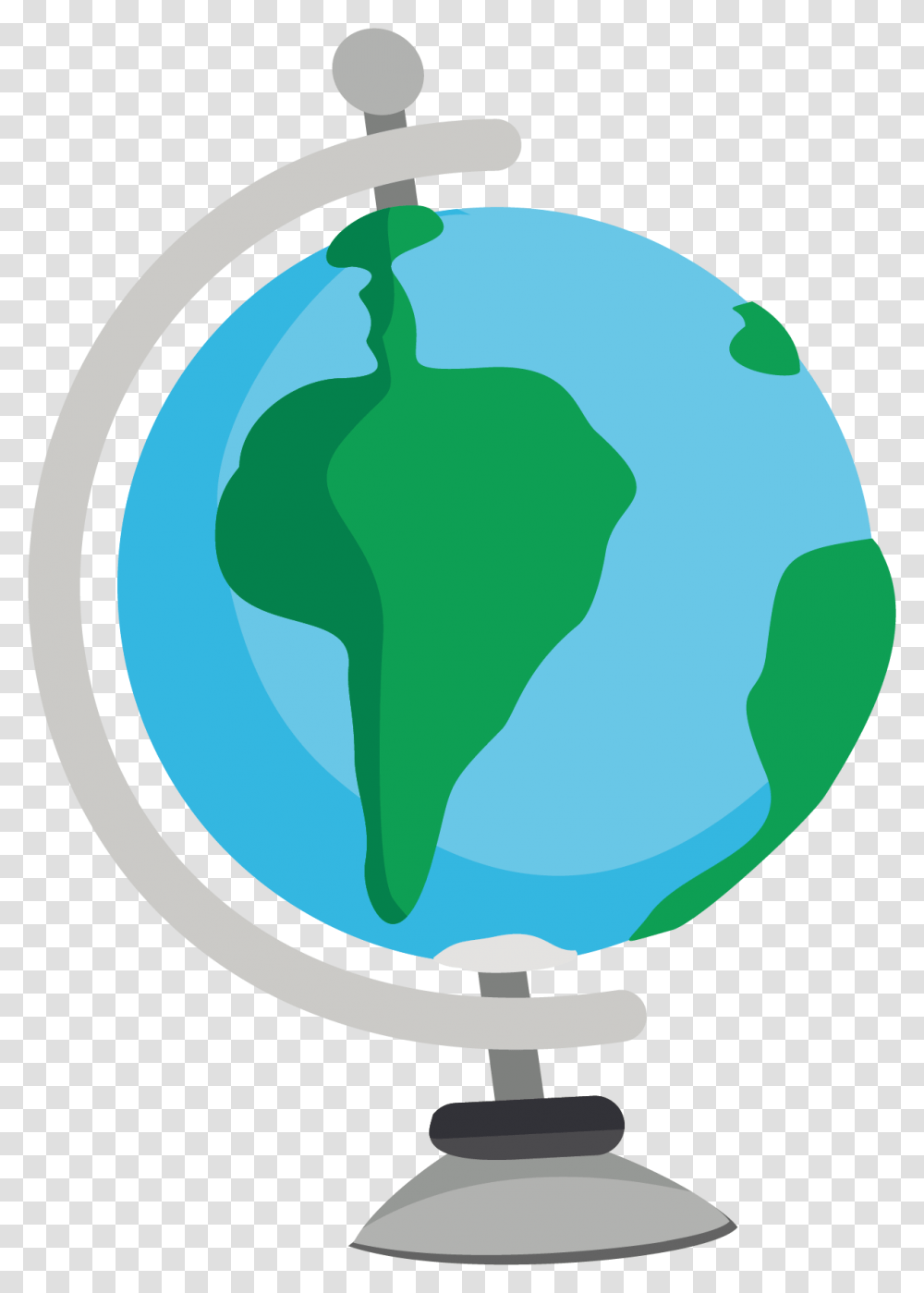 Earth Globe Desktop Computer Cartoon Vector Globe, Outer Space, Astronomy, Universe, Planet Transparent Png