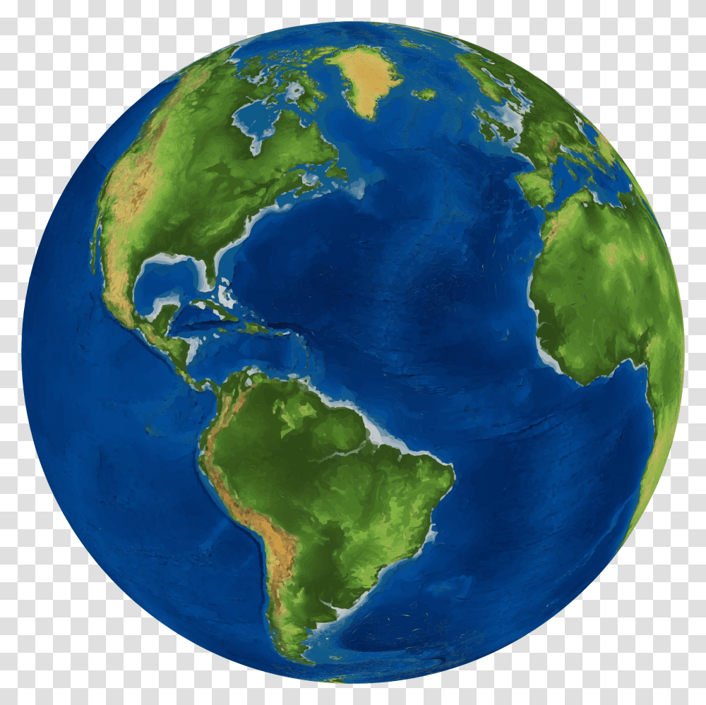 Earth Globe World Map World Earth, Outer Space, Astronomy, Universe, Planet Transparent Png