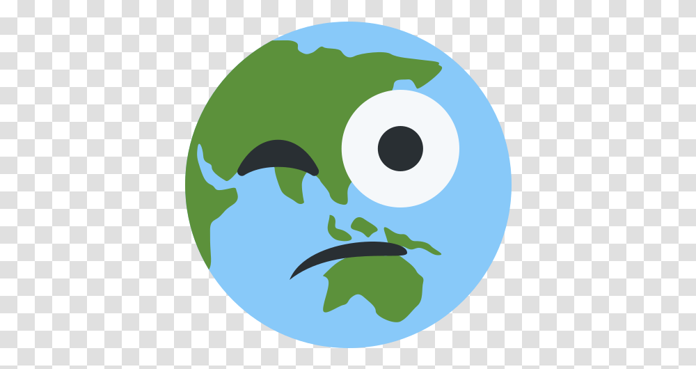 Earth Icon Asia Emoji, Outer Space, Astronomy, Outdoors, Nature Transparent Png