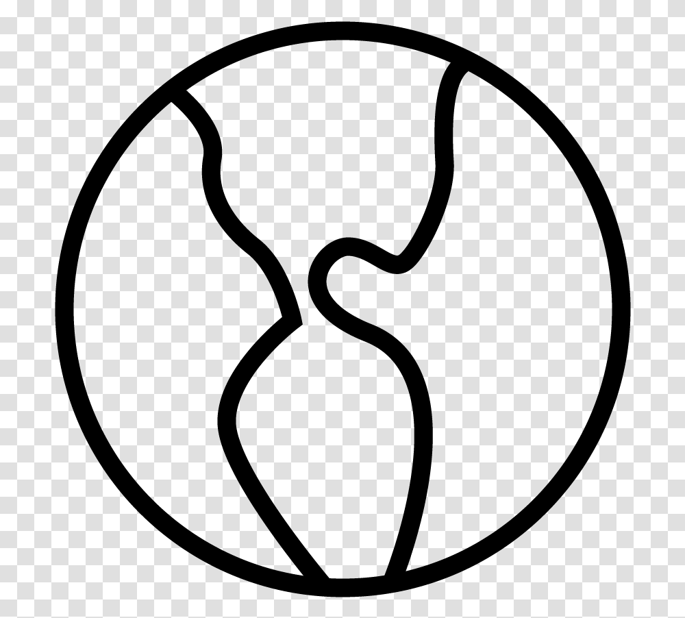 Earth Icon Line Art, Gray, World Of Warcraft Transparent Png