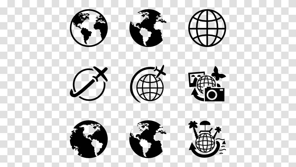 Earth Icons Earth Globe Icon, Gray, World Of Warcraft Transparent Png