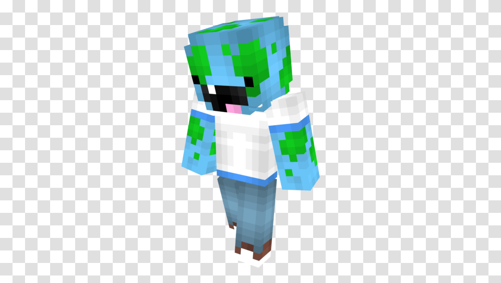 Earth Minecraft Skin, Toy, Green, Gift Transparent Png
