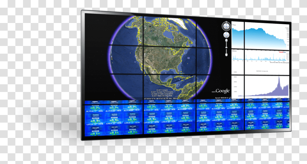 Earth, Monitor, Screen, Electronics, Display Transparent Png