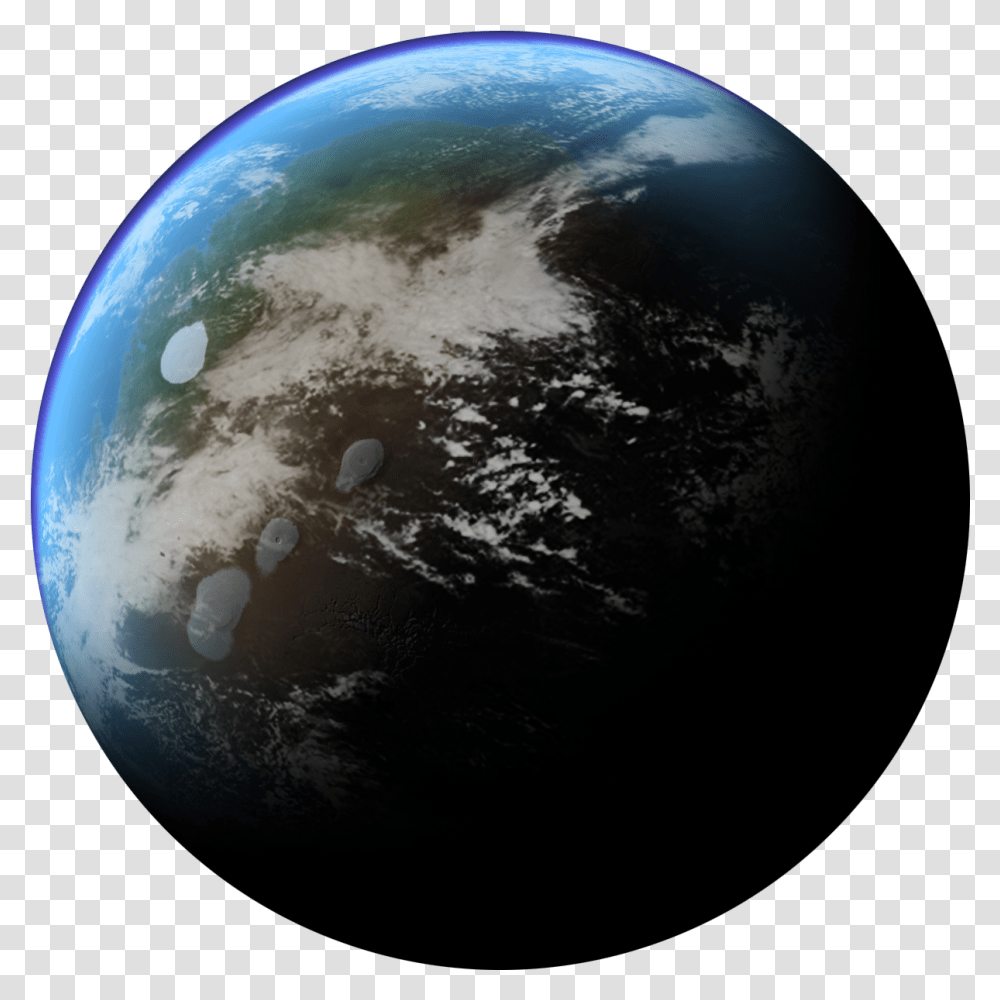 Earth Planet Terraformed Mars No Background, Moon, Outer Space, Night, Astronomy Transparent Png