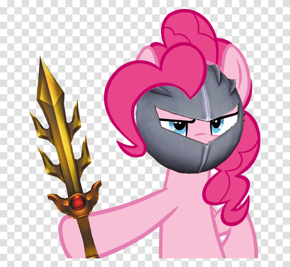 Earth Pony Female Kirby Mare Mask Meta Knight Pinkie Pie Knight, Helmet, Apparel Transparent Png