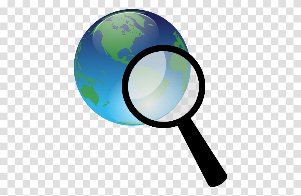 Earth Search Clip Art, Magnifying, Tape Transparent Png