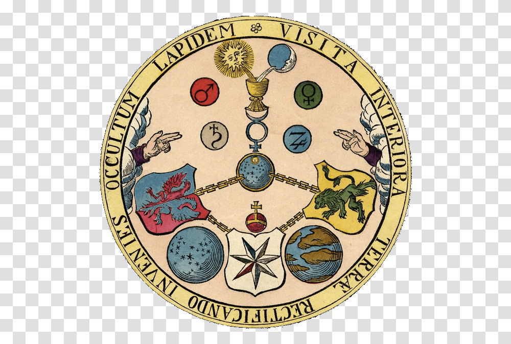 Earth Symbol Hermes Trismegistus Symbols, Logo, Trademark, Badge, Clock Tower Transparent Png