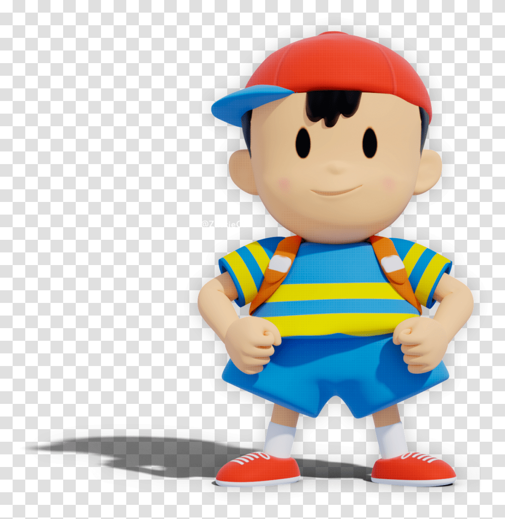 Earthbound Ness Clipart Download Cartoon, Person, Human, Toy, People Transparent Png