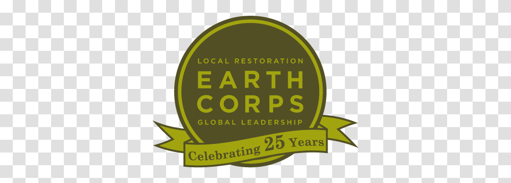 Earthcorps 25thanniversarylogodarkgreen818134773png Last Best League, Text, Label, Word, Alphabet Transparent Png