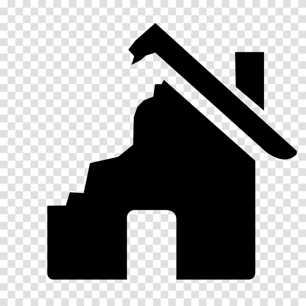 Earthquake Clipart Free Download On Webstockreview, Axe, Tool, Silhouette, Stencil Transparent Png
