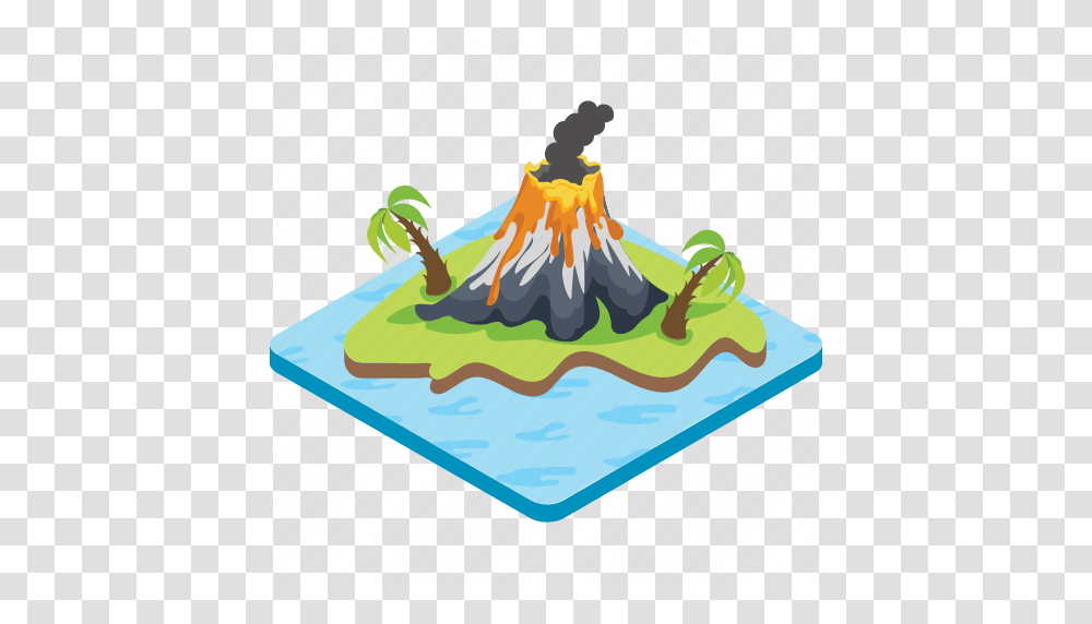 Earthquake Explosion Magma Volcanic Eruption Volcano Icon, Birthday Cake, Advertisement, Poster, Hand Transparent Png