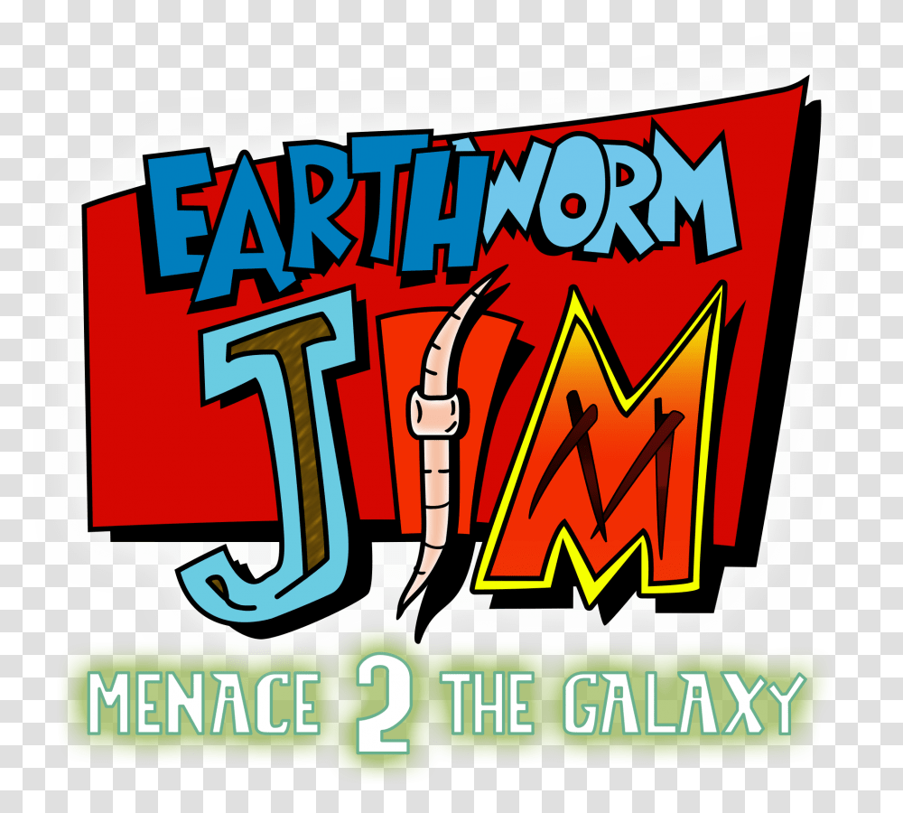 Earthworm Jim Jim Menace 2 The Galaxy, Advertisement, Paper, Poster Transparent Png