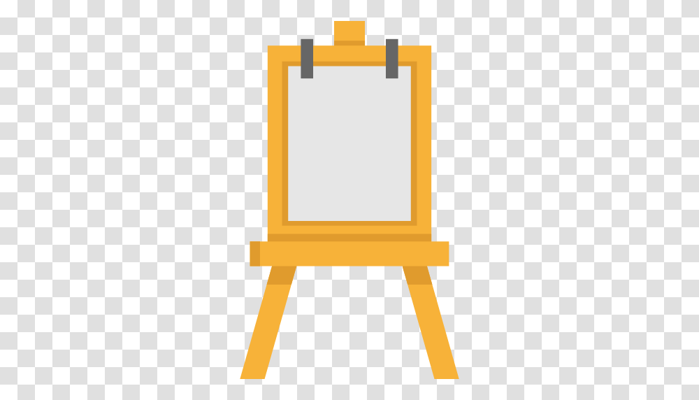 Easel, Cross, Fence, White Board Transparent Png