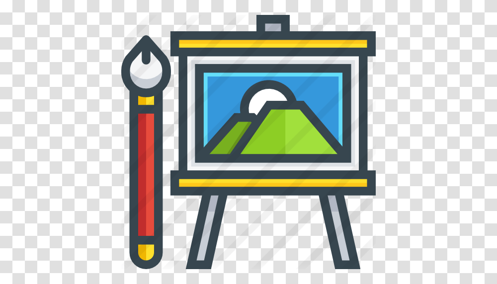 Easel Painting, Cutlery, Outdoors Transparent Png