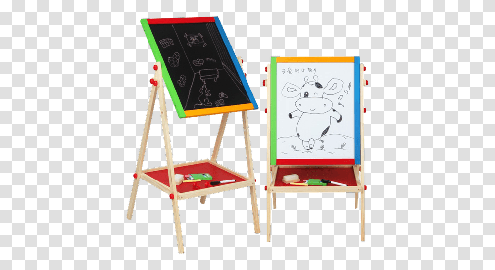 Easel Small Easel, Chair, Furniture, Blackboard Transparent Png