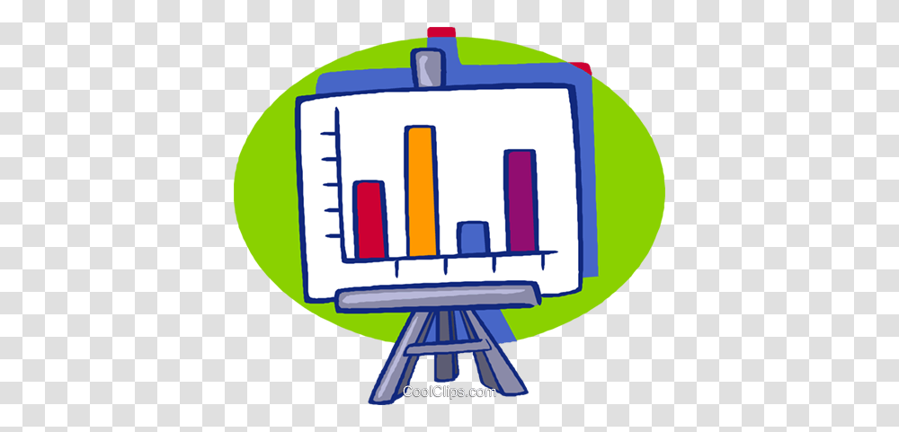 Easel With A Graph Royalty Free Vector Clip Art Illustration, Plot, Hand, Diagram, Tabletop Transparent Png