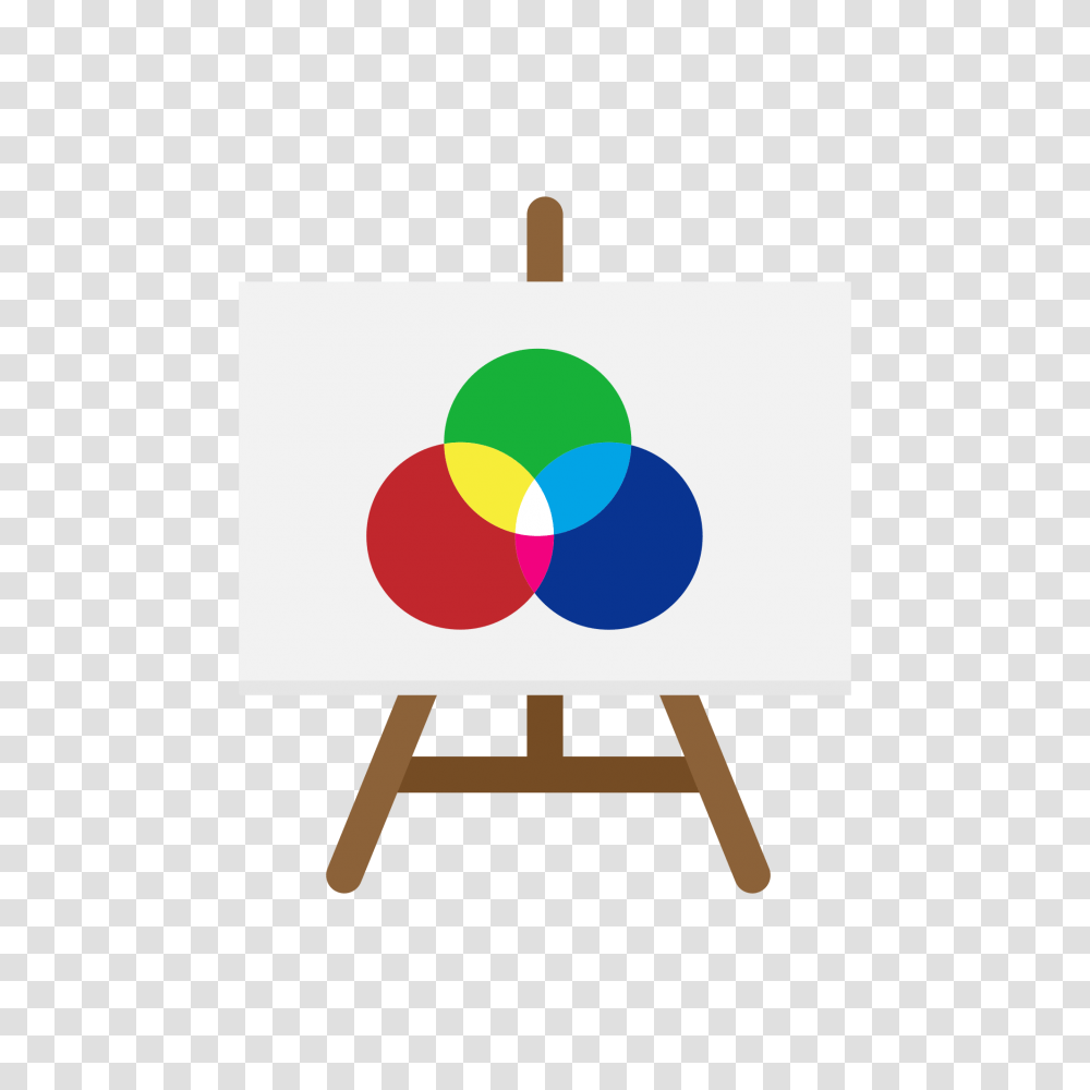 Easel With Canvas Flat Icon Vector, Word, Plywood Transparent Png