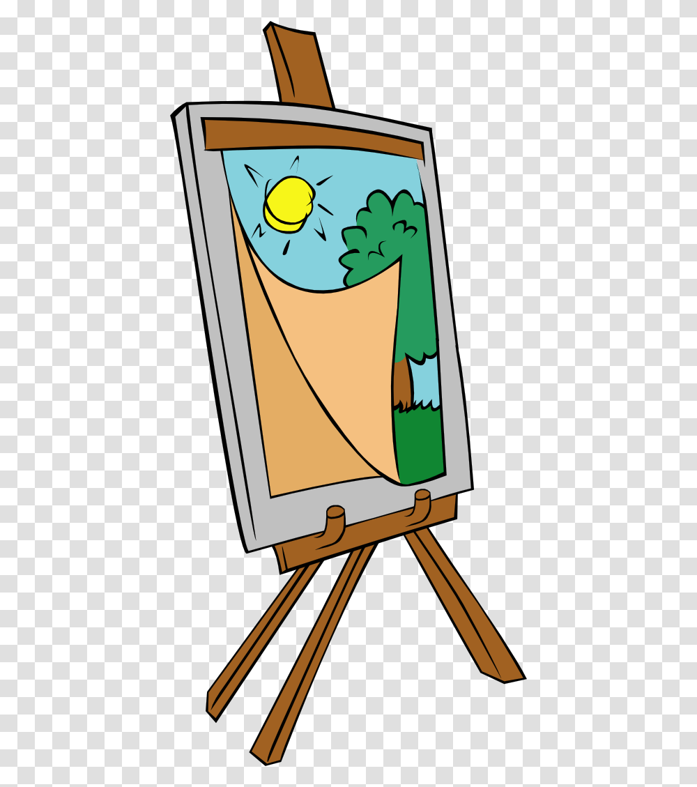 Easel With Kids Painting Clipart, Gas Pump, Machine, Nature Transparent Png