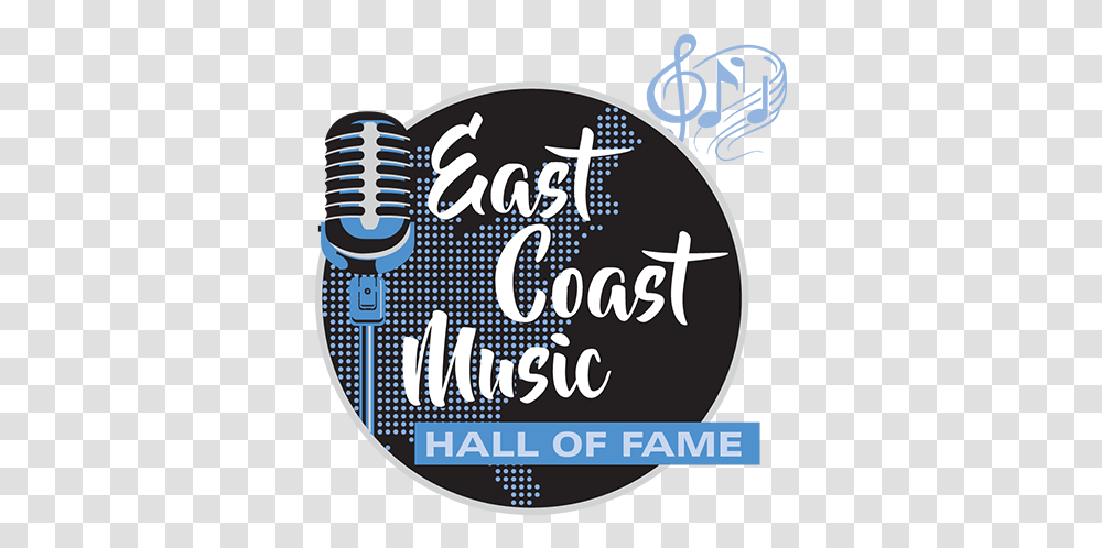 East Coast Music Hall Of Fame East Coast Music Hall Of Fame, Label, Text, Logo, Symbol Transparent Png