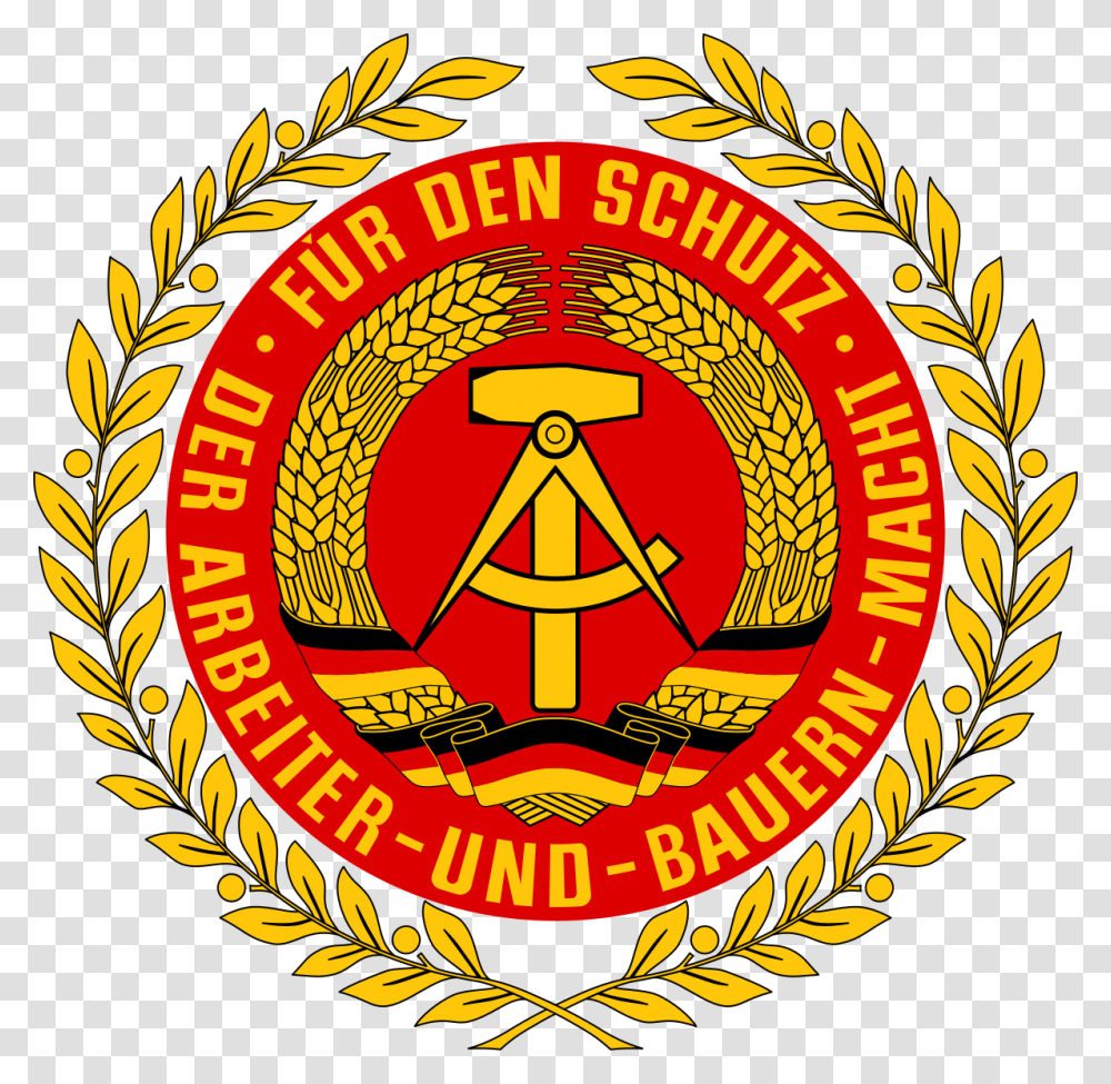 East Germany Coat Of Arms, Logo, Trademark, Badge Transparent Png