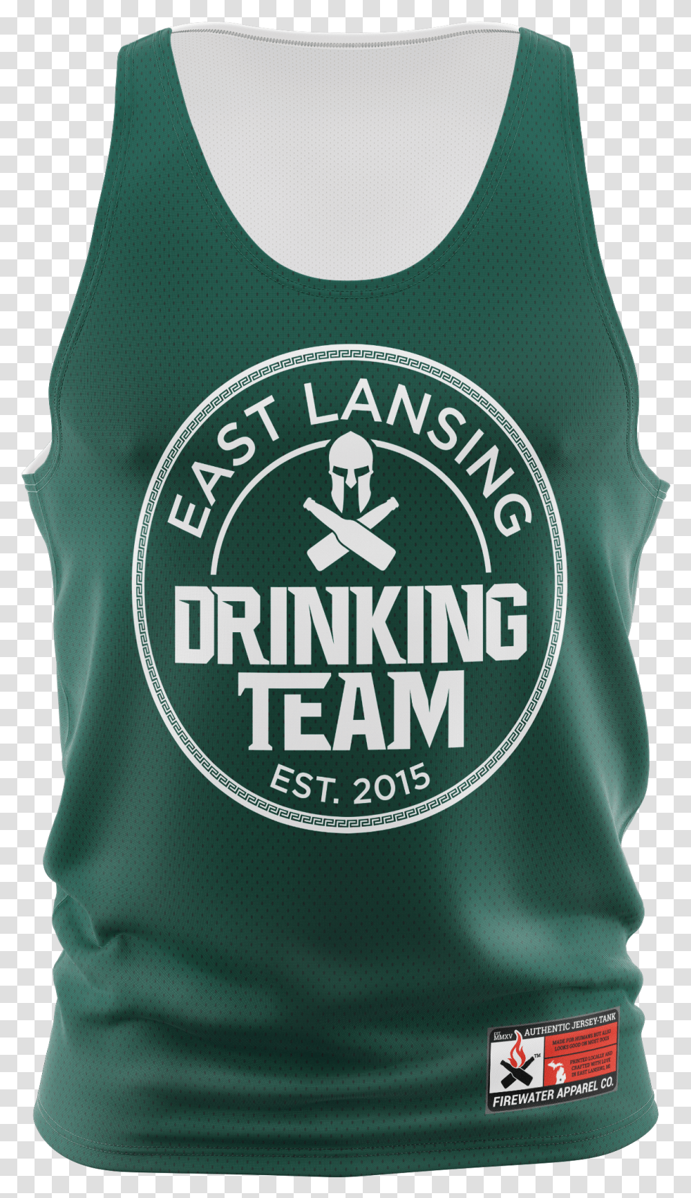 East Lansing Jersey Tank, Bib, Logo, Trademark Transparent Png